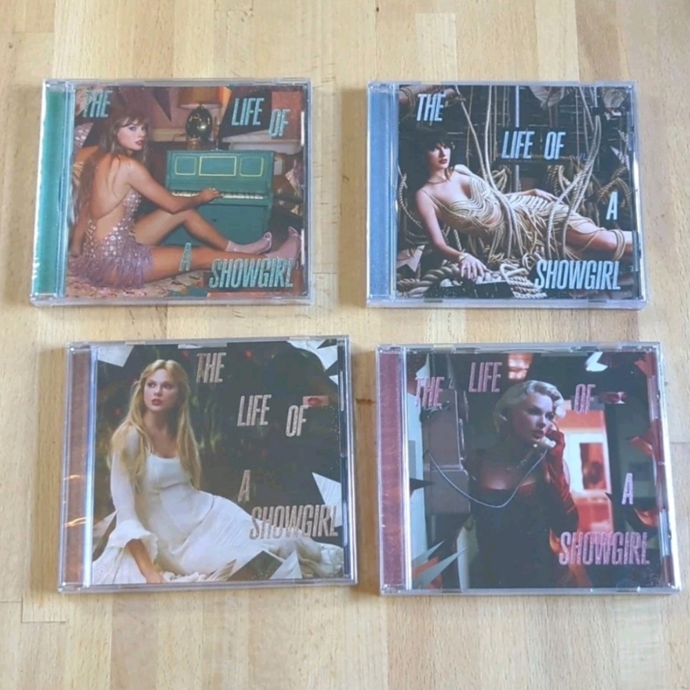 Taylor Swift Limited Edition Acoustic Release Set of 4 Cd The Life of a Showgirl